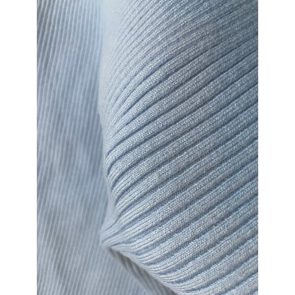 Princess Polly mini Dress Ribbed knitted Sz XS/S Baby blue Long sleeve Aesthetic - Picture 8 of 14